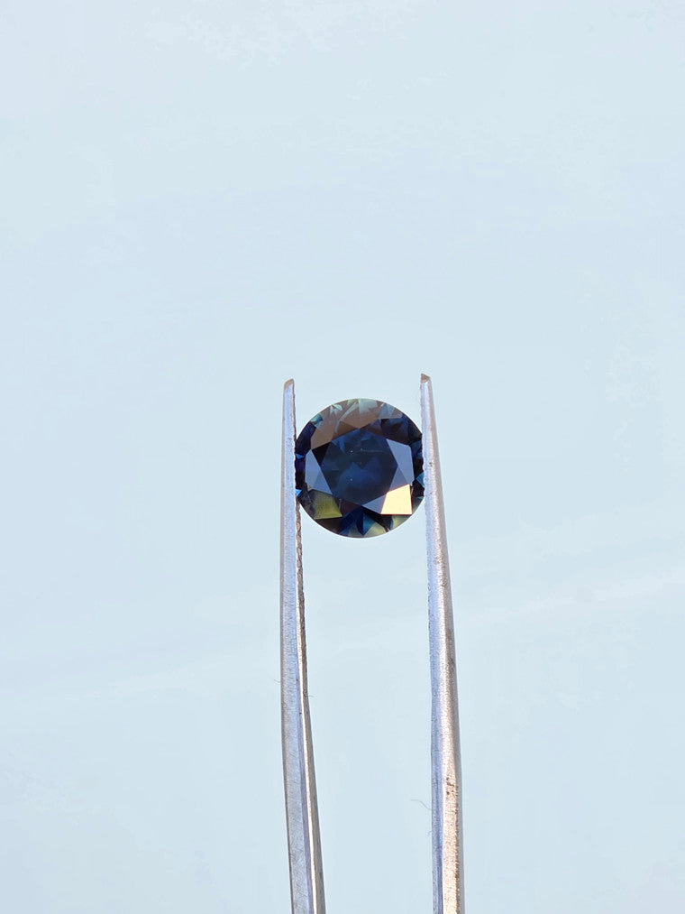 2.75ct Round Blue Sapphire