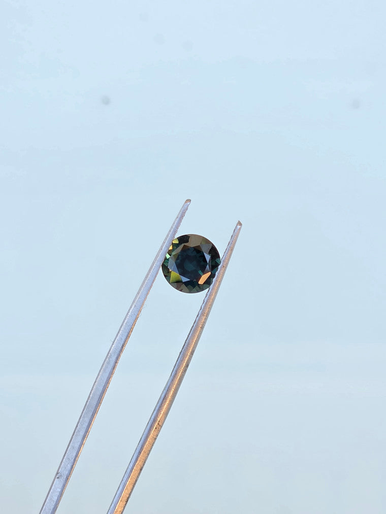 1.67ct Round Green Sapphire