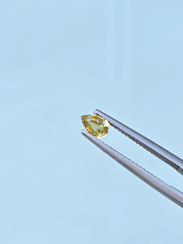 .47ct Pear Yellow Sapphire