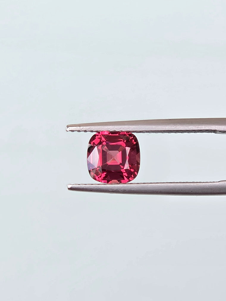 1.88ct Cushion Raspberry Tanzanian Garnet