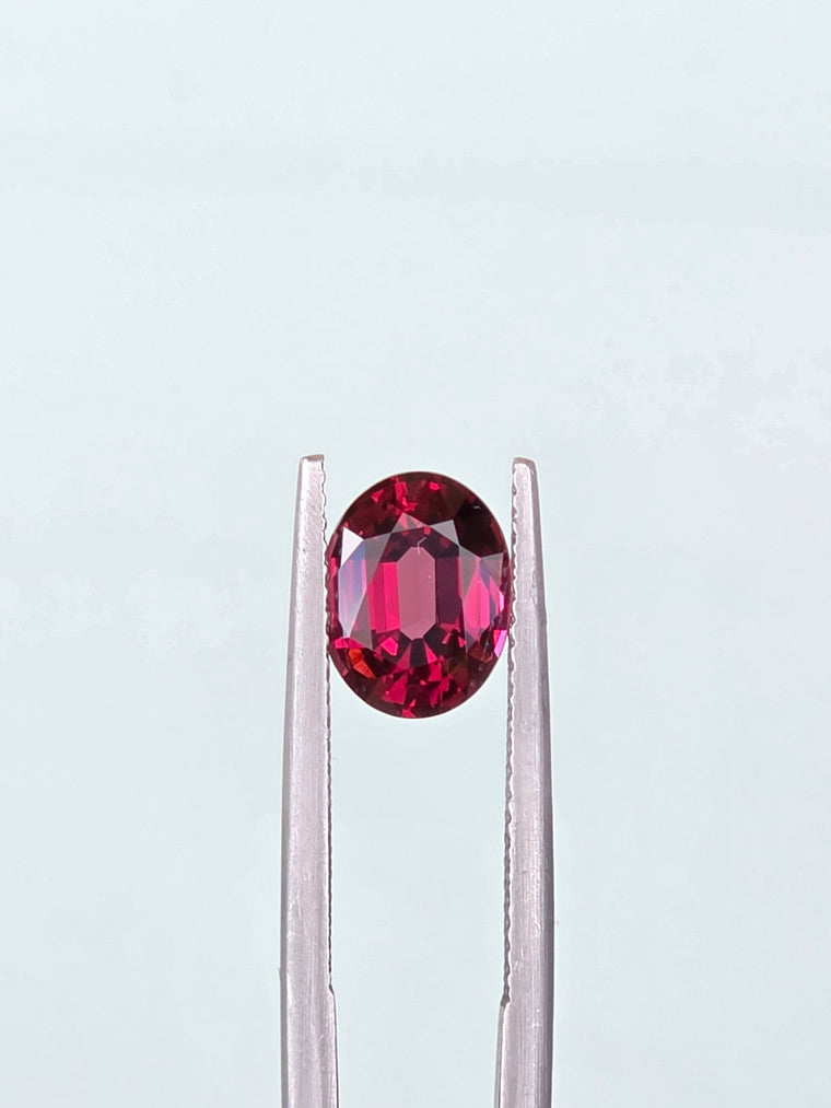 2.48ct Oval Raspberry Tanzanian Garnet