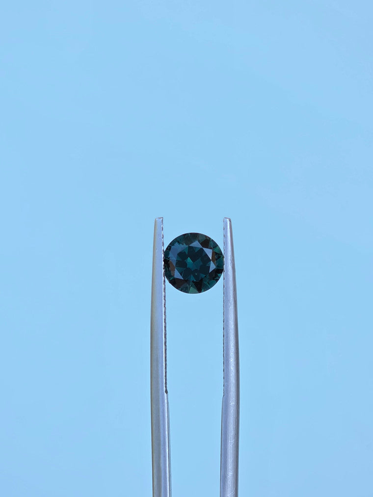 1.47ct Round Green Sapphire