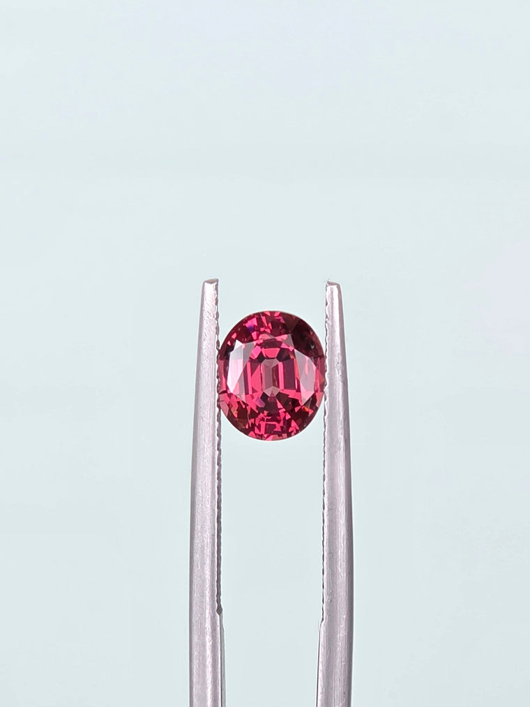 1.68ct Oval Pink Tanzanian Garnet