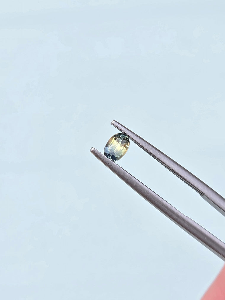 .46ct Oval Blue Parti Sapphire