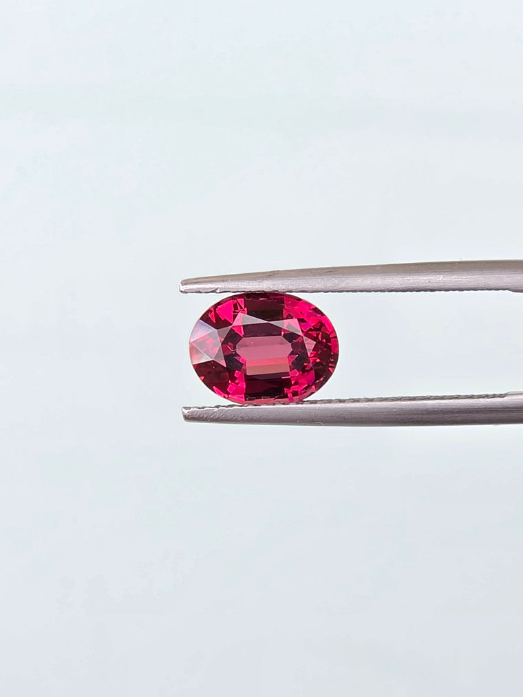 2.48ct Oval Raspberry Tanzanian Garnet