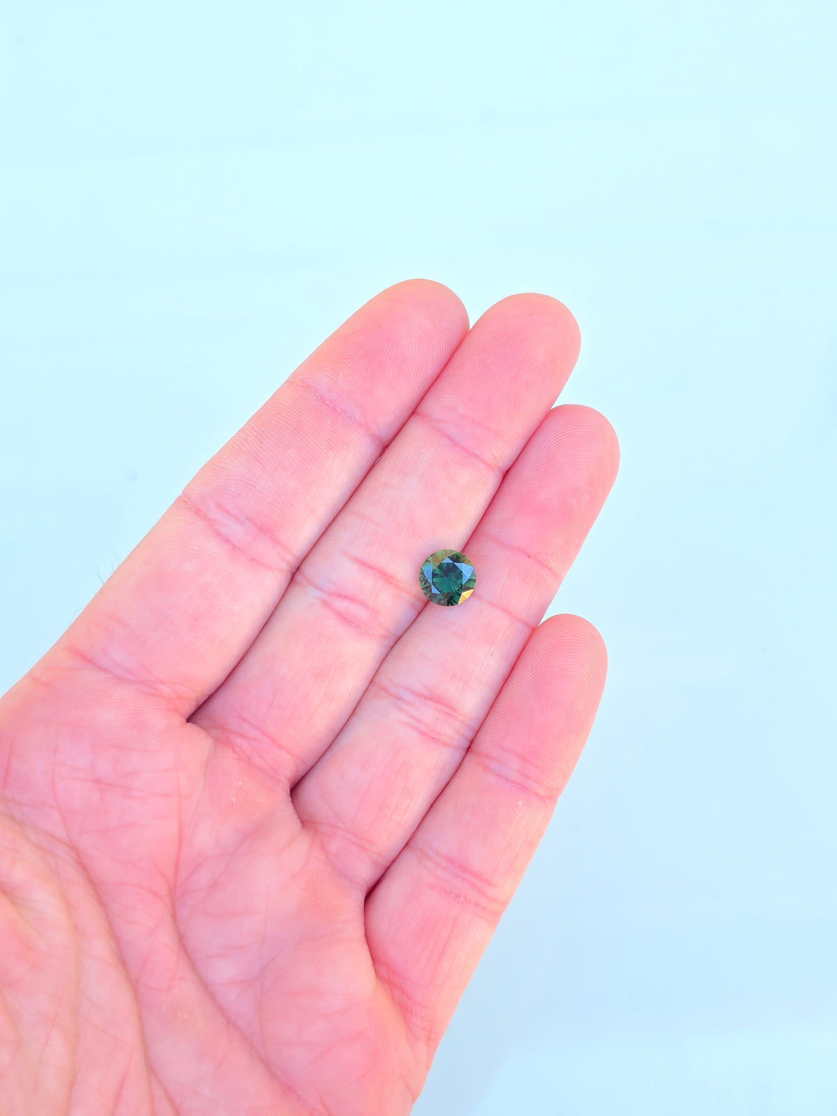 2.25ct Round Green Sapphire