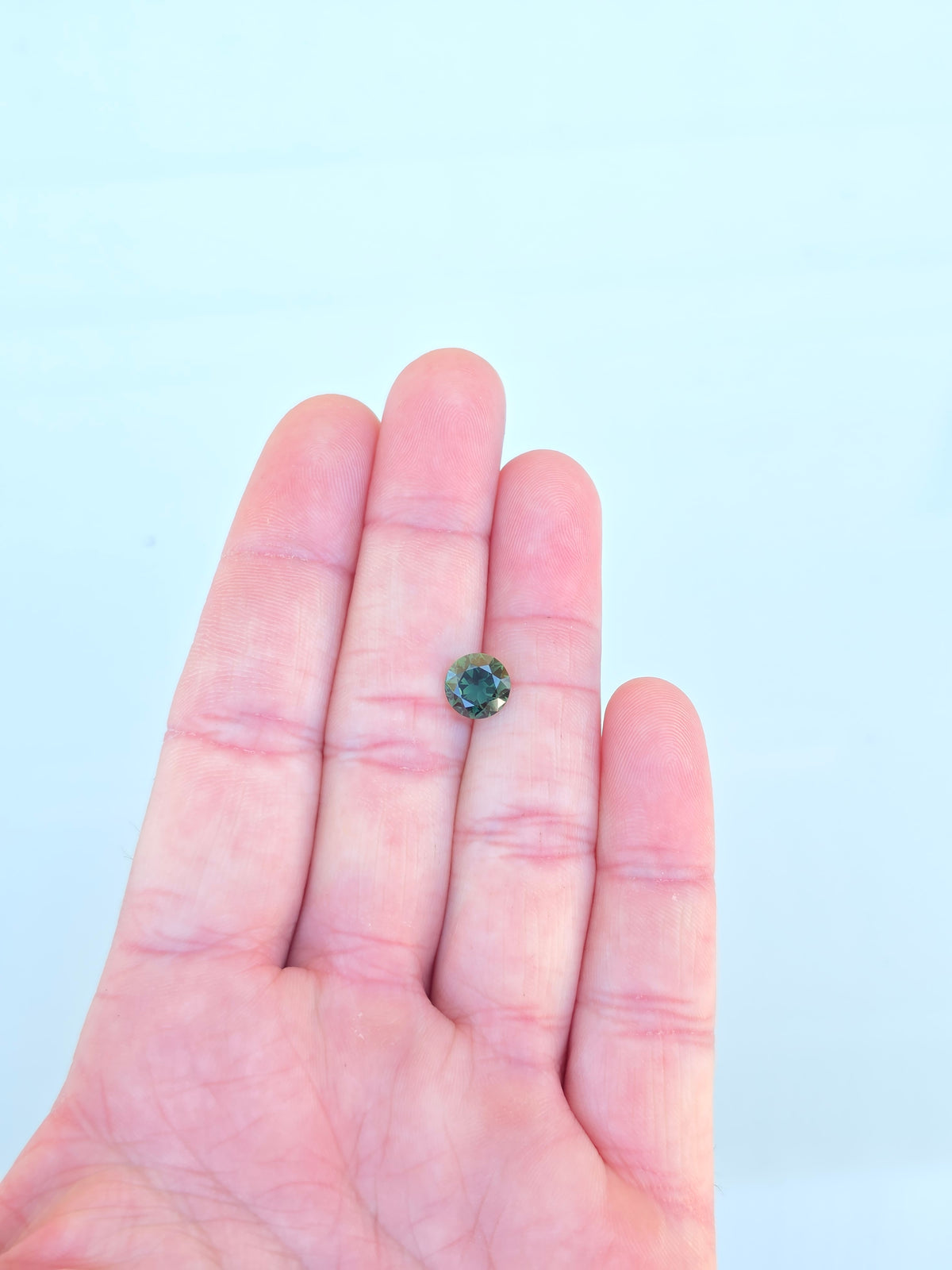 2.25ct Round Green Sapphire