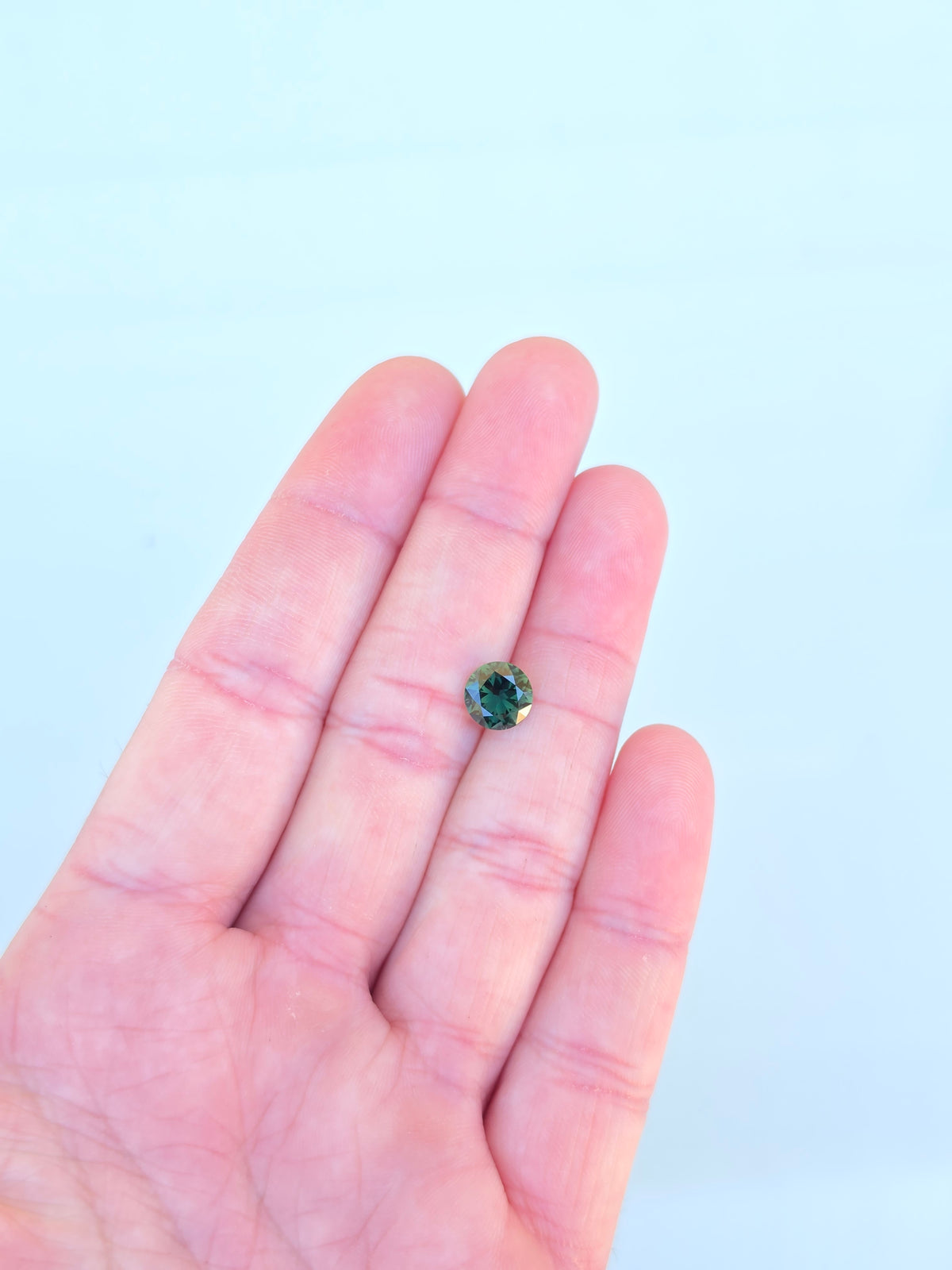2.25ct Round Green Sapphire