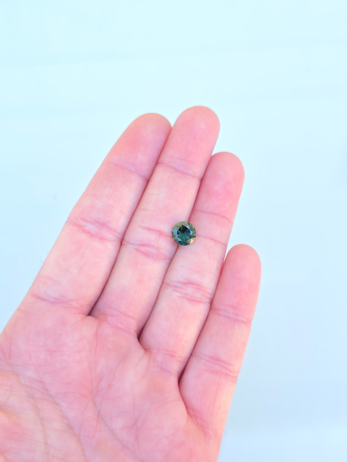 2.25ct Round Green Sapphire