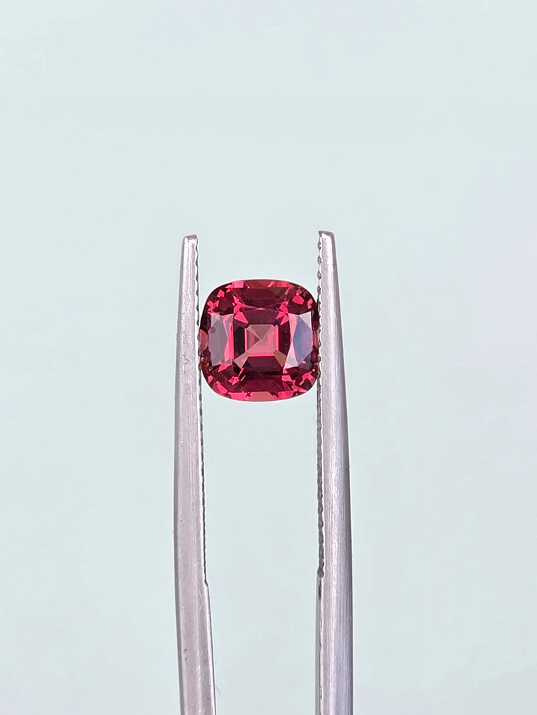 1.88ct Cushion Raspberry Tanzanian Garnet