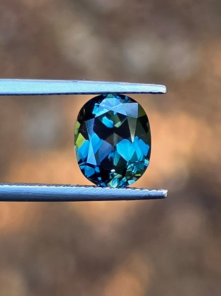 3.45ct Oval Blue Sapphire