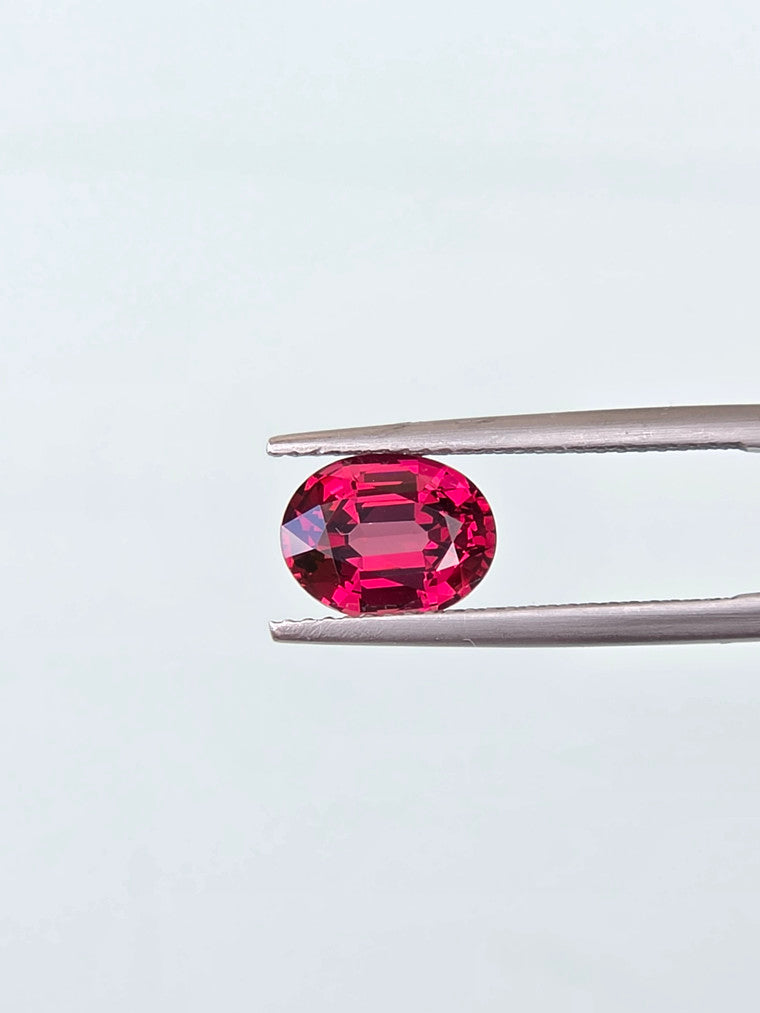 2.48ct Oval Raspberry Tanzanian Garnet