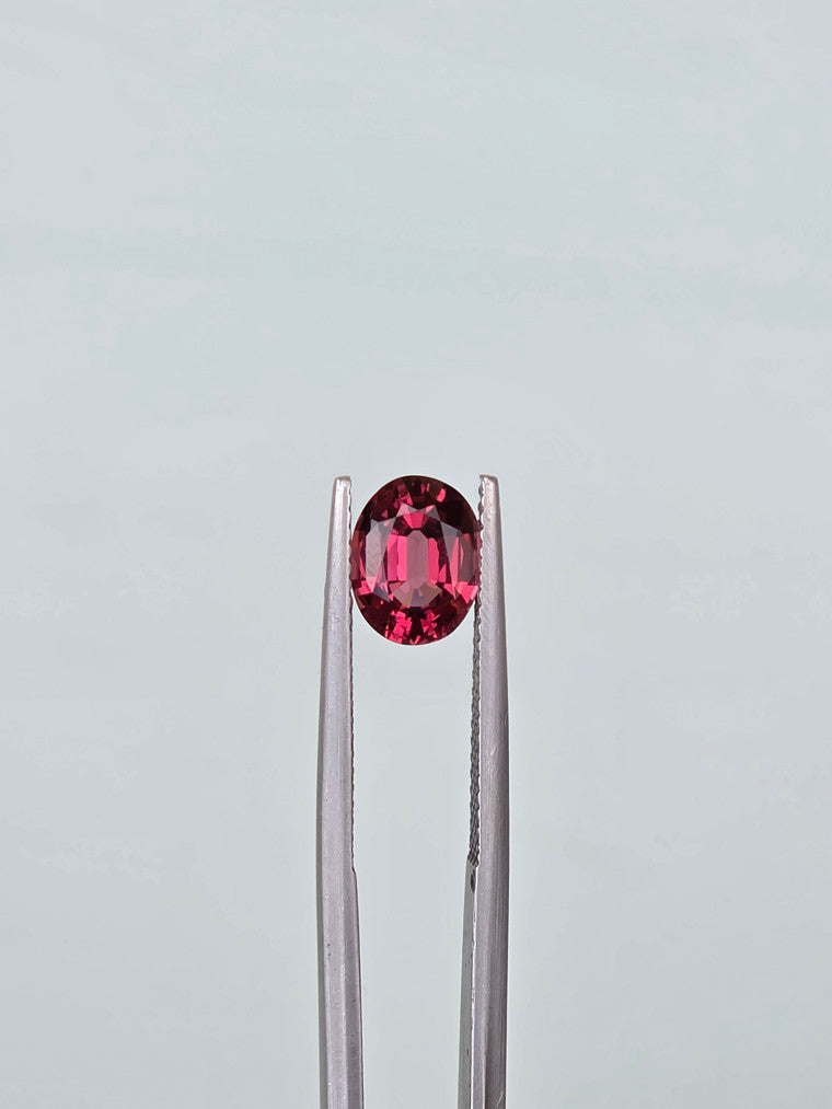 2.06ct Oval Raspberry Tanzanian Garnet