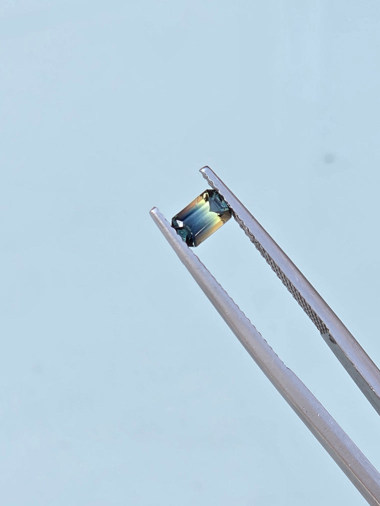 .60ct Emerald Blue Parti Sapphire