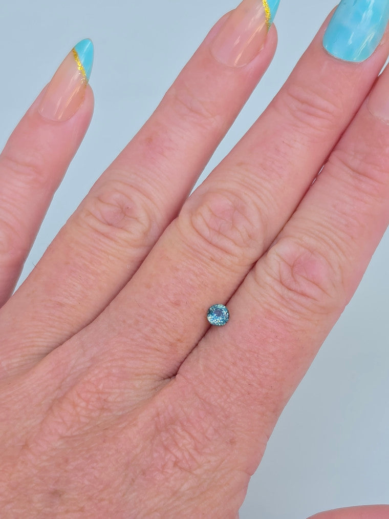 .46ct Round Blue Parti Sapphire