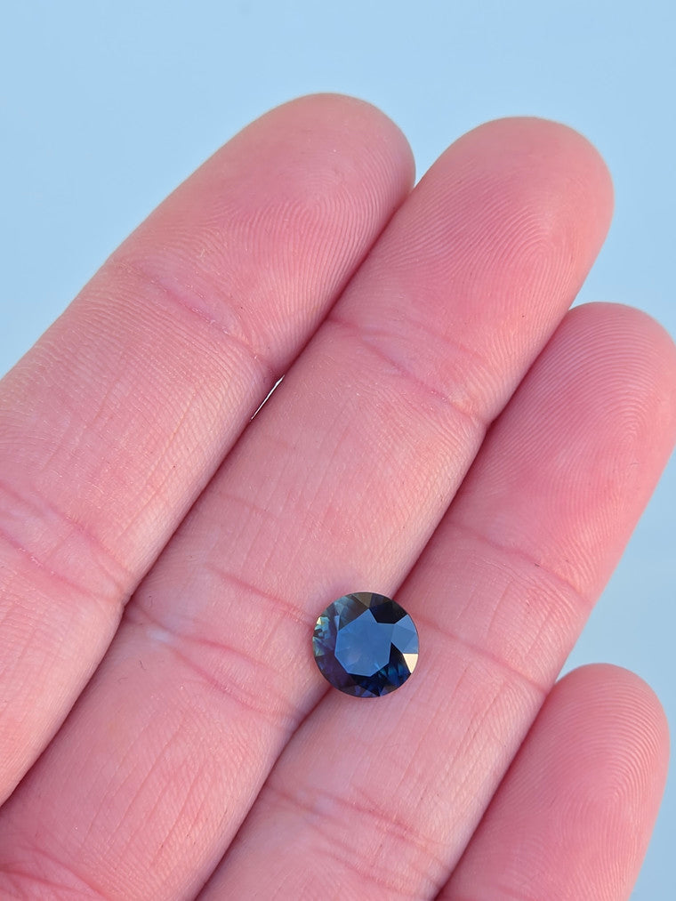 2.75ct Round Blue Sapphire