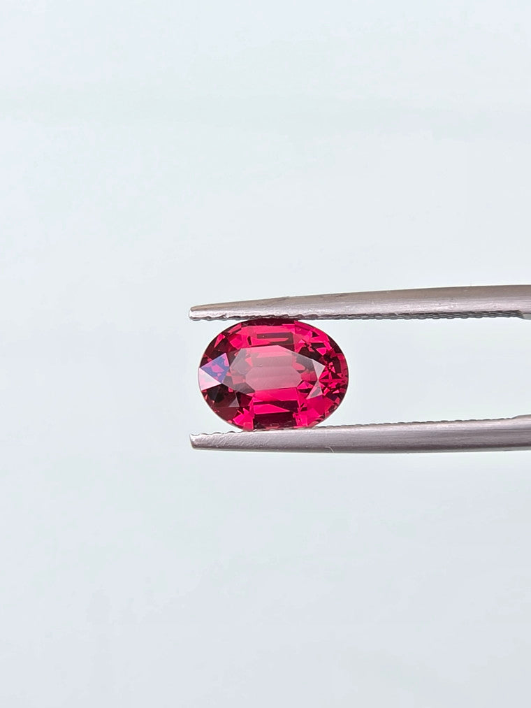 2.48ct Oval Raspberry Tanzanian Garnet