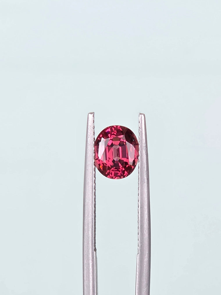 1.68ct Oval Pink Tanzanian Garnet
