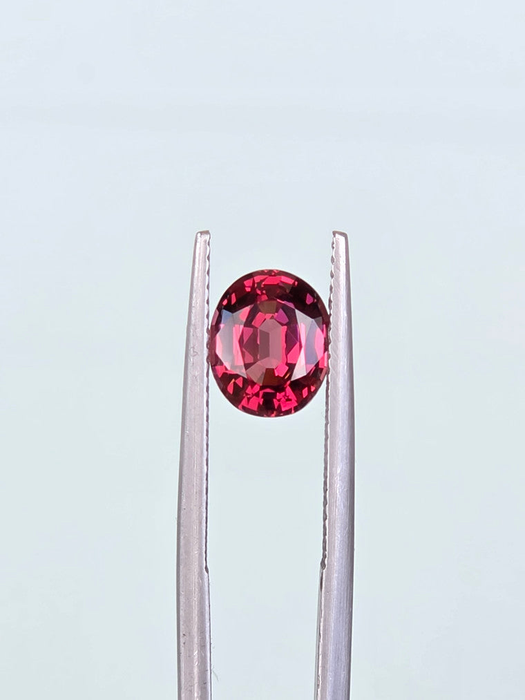 2.45ct Oval Raspberry Tanzanian Garnet
