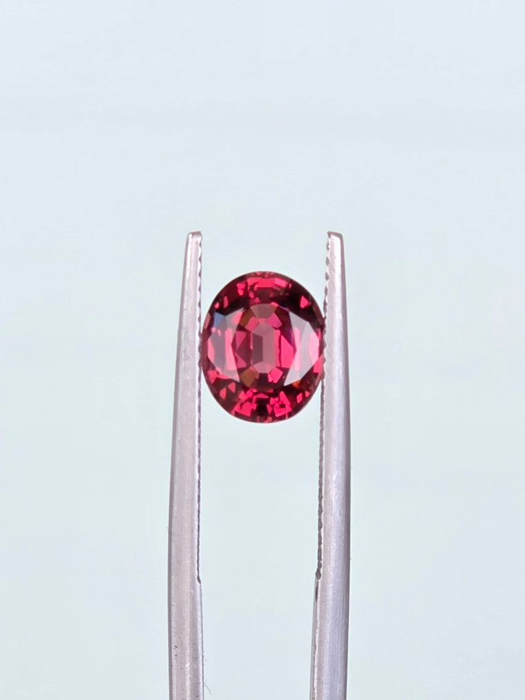 2.45ct Oval Raspberry Tanzanian Garnet