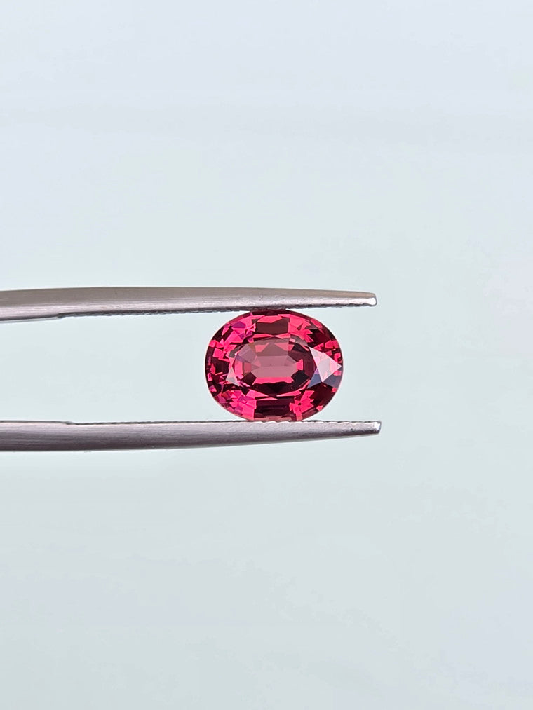 2.45ct Oval Raspberry Tanzanian Garnet