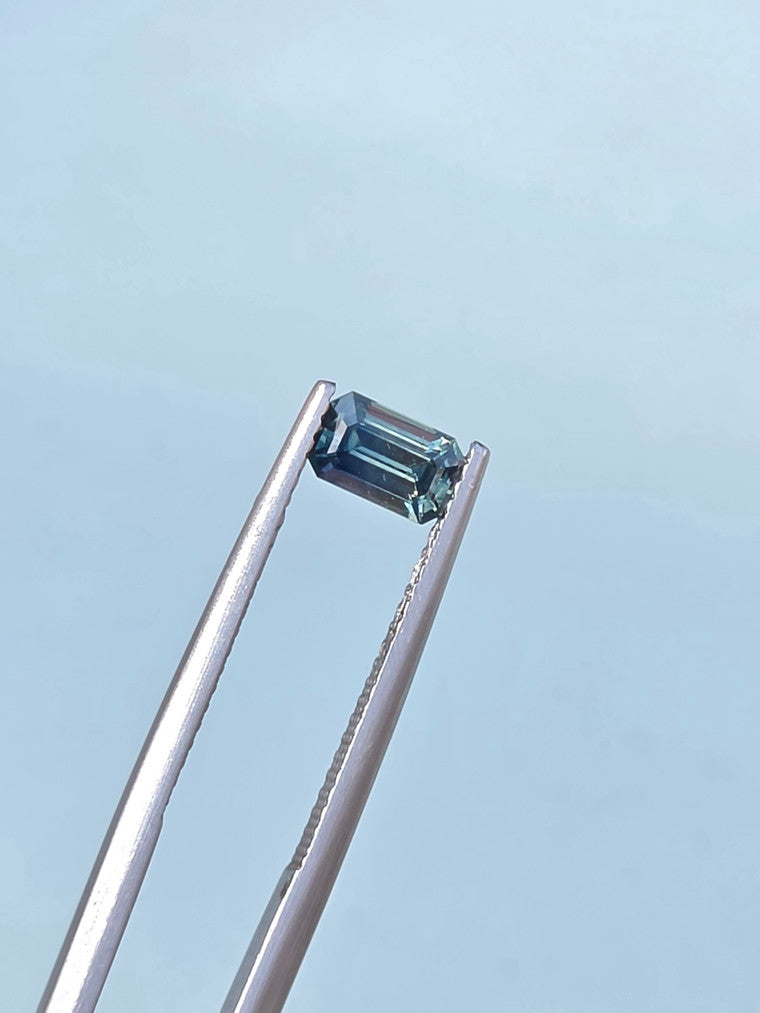 .80ct Emerald Blue Parti Sapphire
