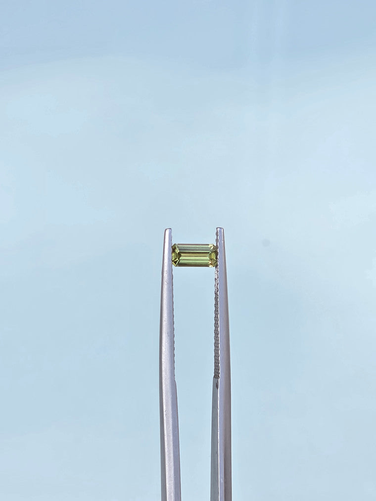 .44ct Baguette Green Sapphire