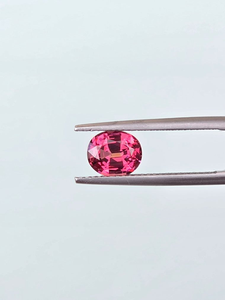 1.68ct Oval Pink Tanzanian Garnet