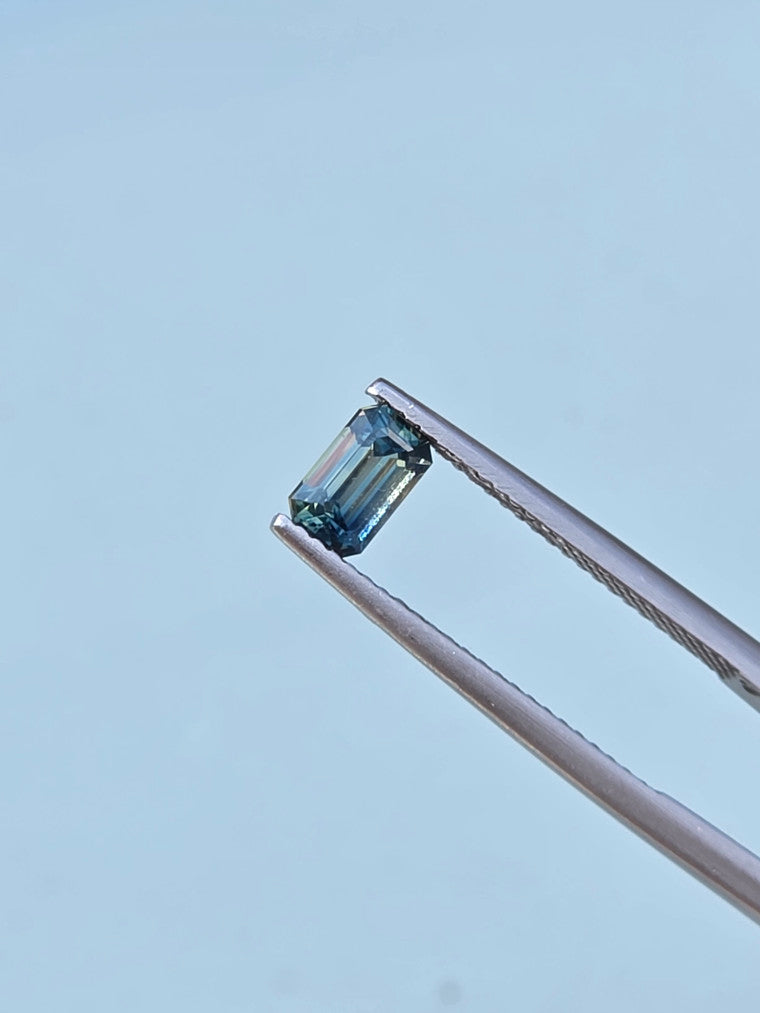 .80ct Emerald Blue Parti Sapphire
