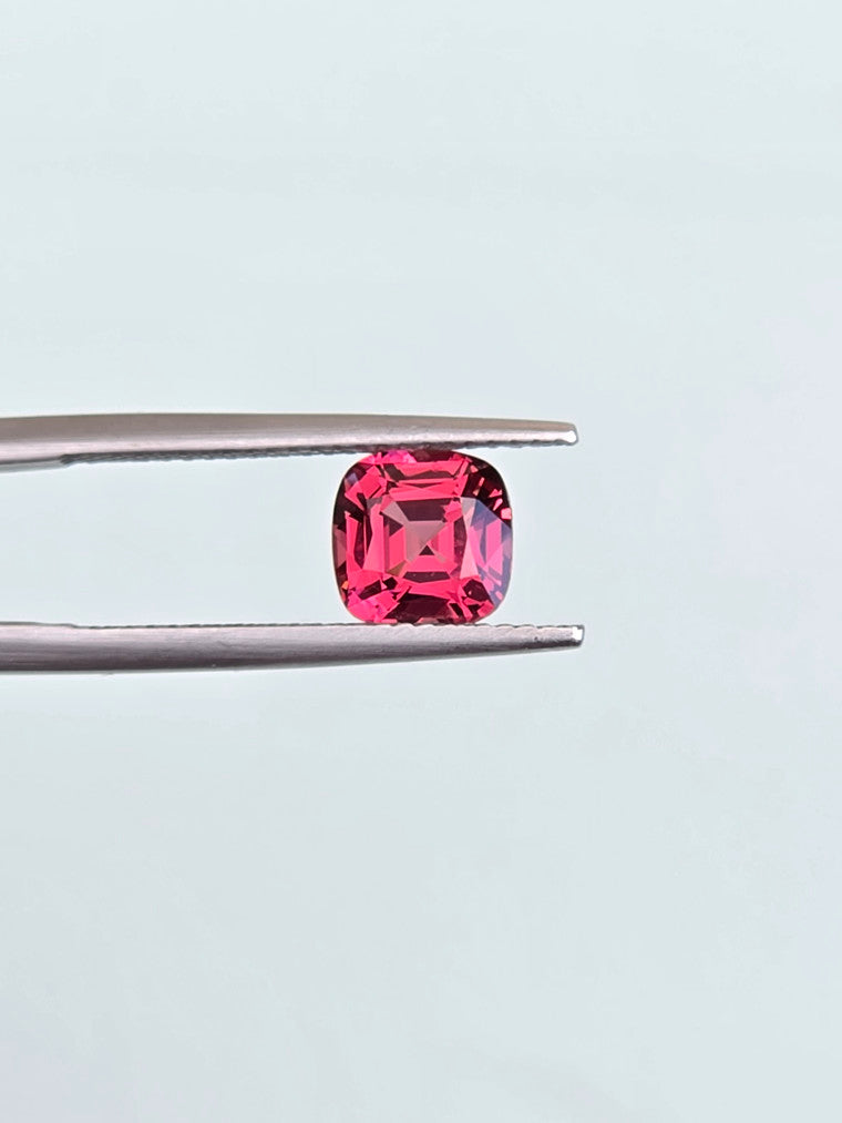 1.88ct Cushion Raspberry Tanzanian Garnet