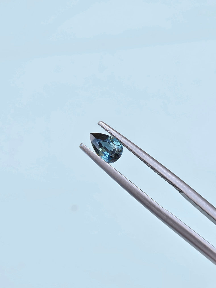 .80ct Pear Blue Parti Sapphire