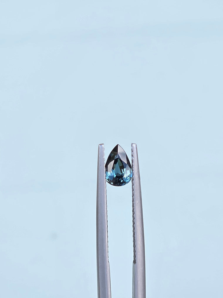 .80ct Pear Blue Parti Sapphire