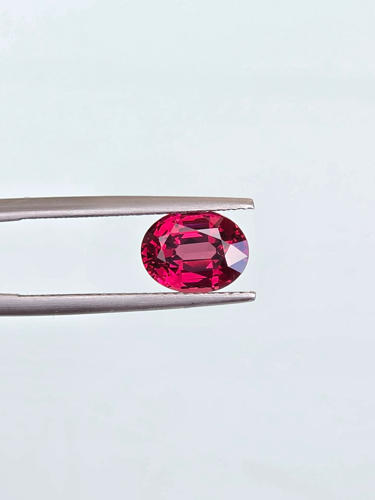 2.48ct Oval Raspberry Tanzanian Garnet