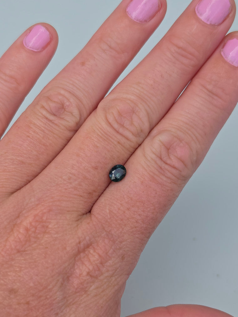 .91ct Oval Blue Sapphire