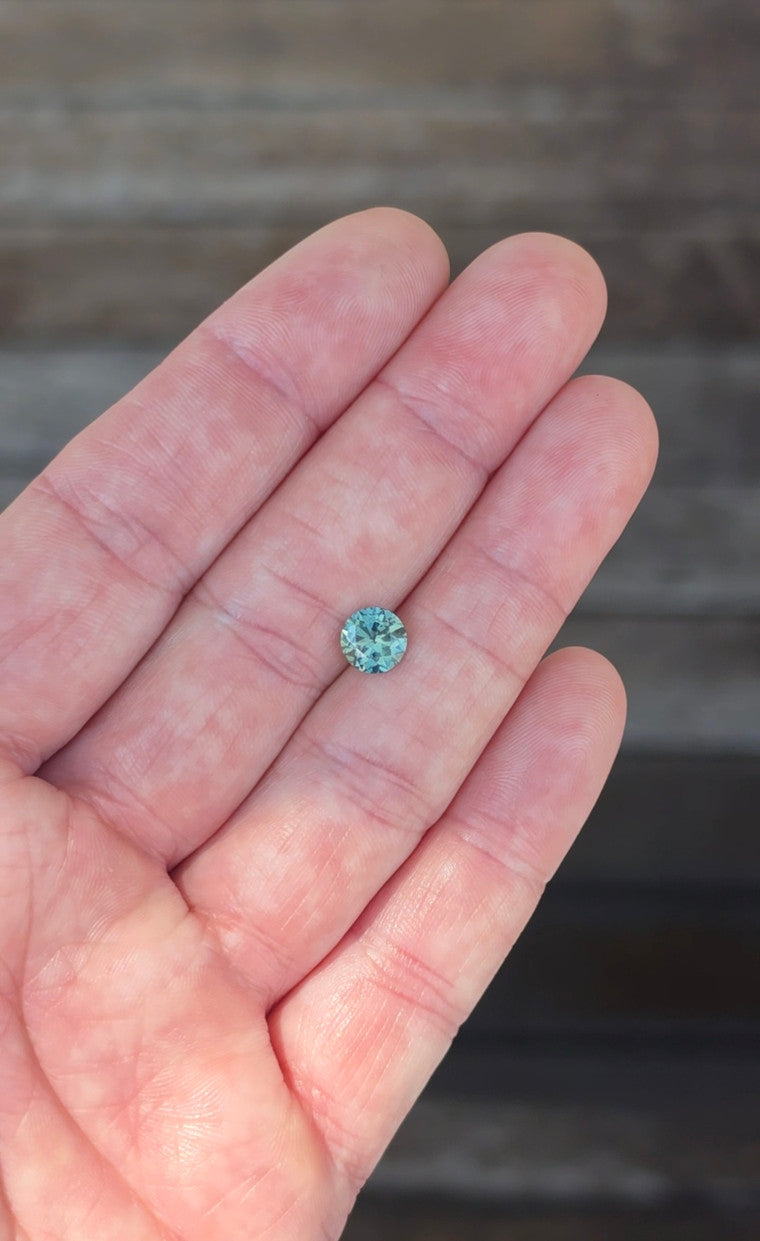 1.52ct Round Blue Parti Sapphire