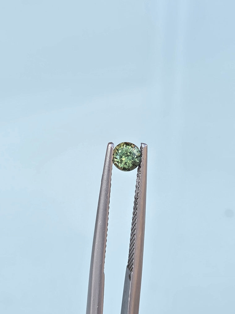 .50ct Green Round Sapphire