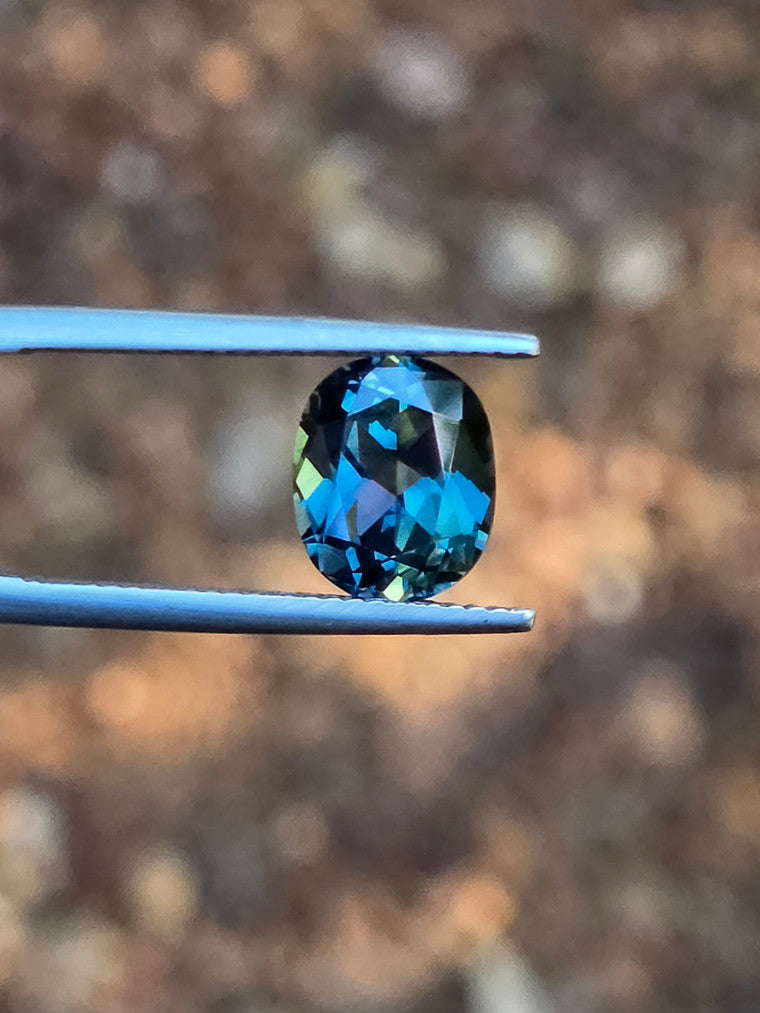 3.45ct Oval Blue Sapphire