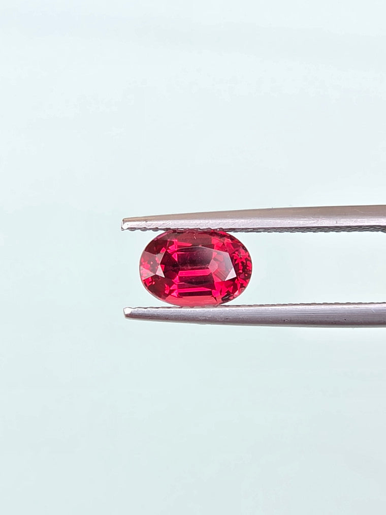 1.86ct Oval Raspberry Tanzanian Garnet