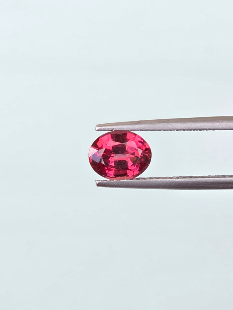 1.74ct Oval Raspberry Tanzanian Garnet