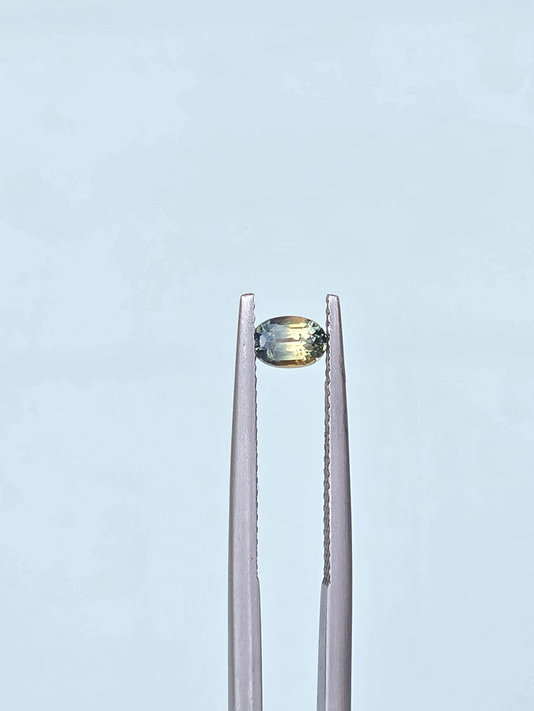 .46ct Oval Blue Parti Sapphire