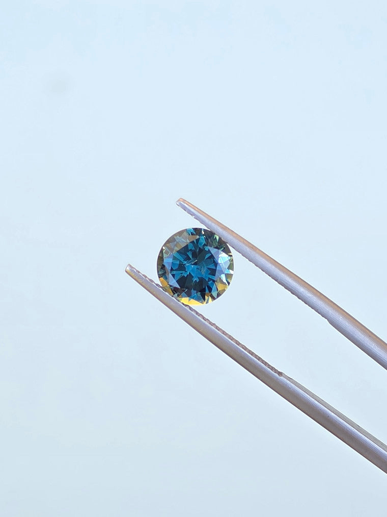 2.50ct Round Blue Sapphire