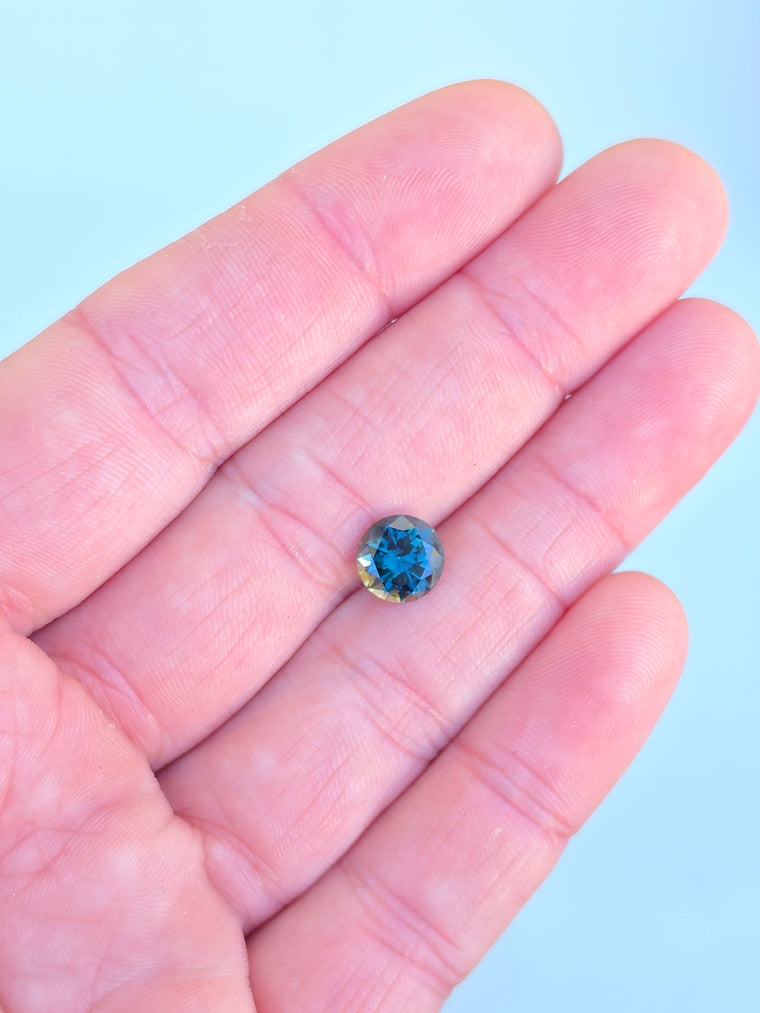2.50ct Round Blue Sapphire