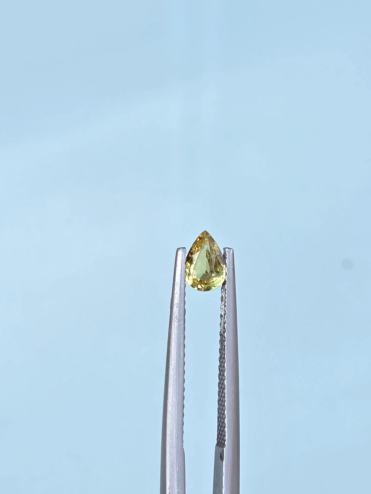 .47ct Pear Yellow Sapphire
