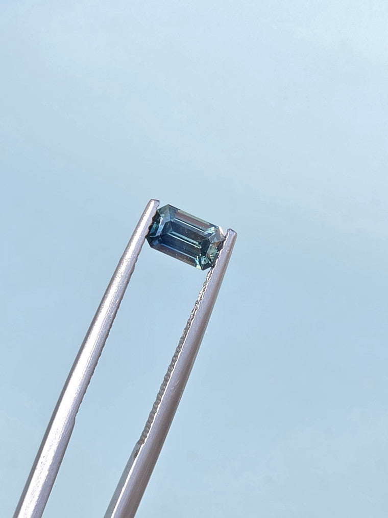 .80ct Emerald Blue Parti Sapphire