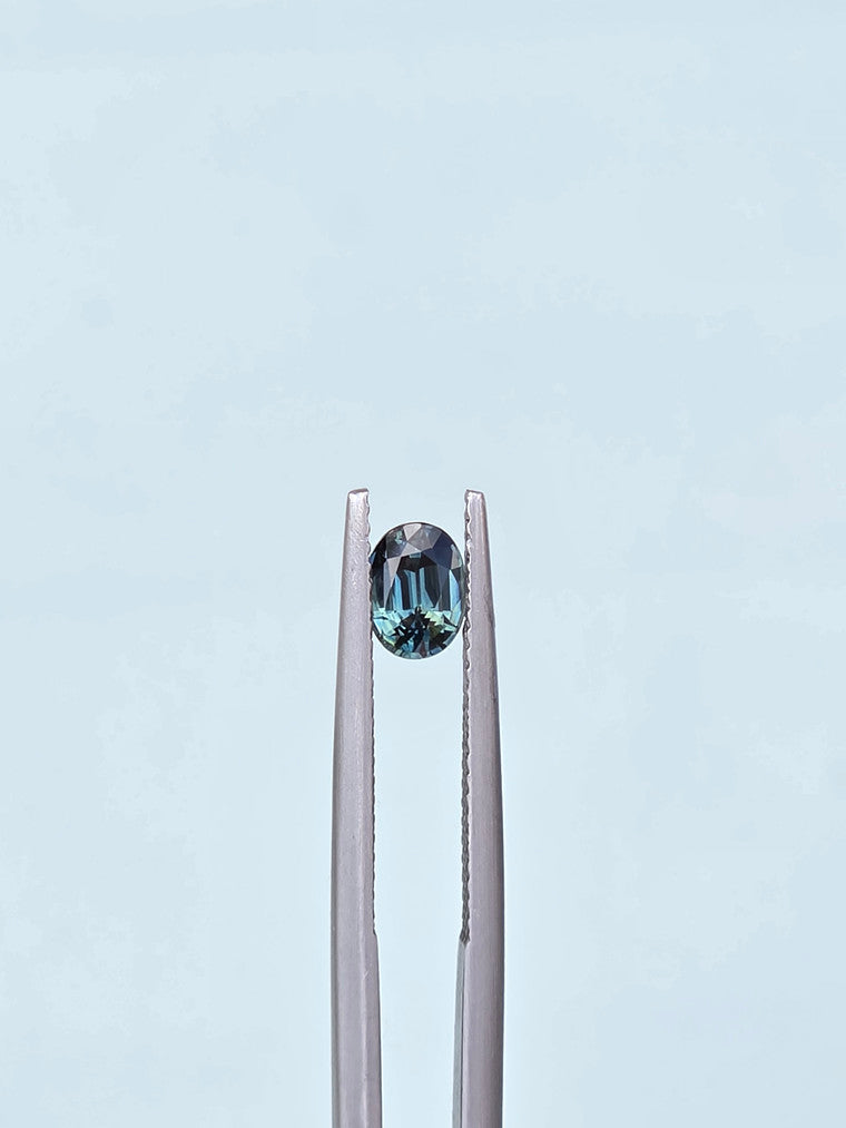 .72ct Oval Blue Parti Sapphire