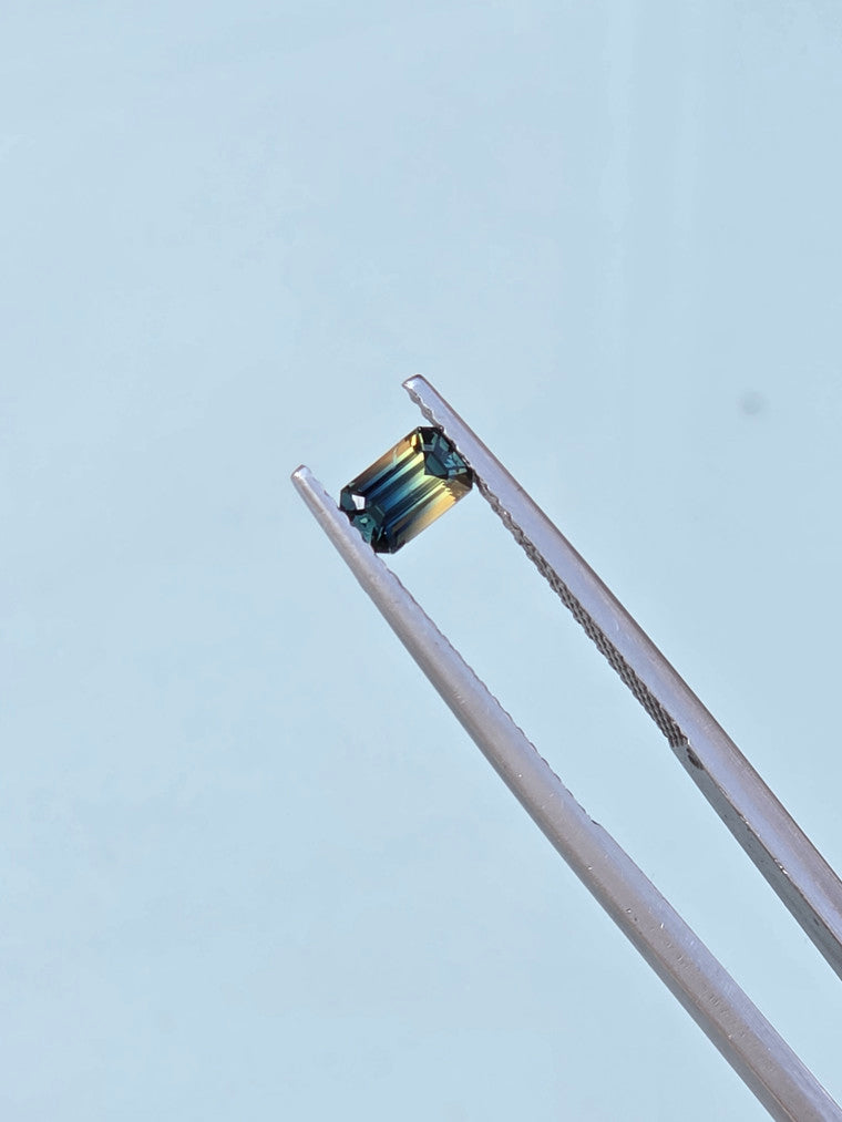 .60ct Emerald Blue Parti Sapphire