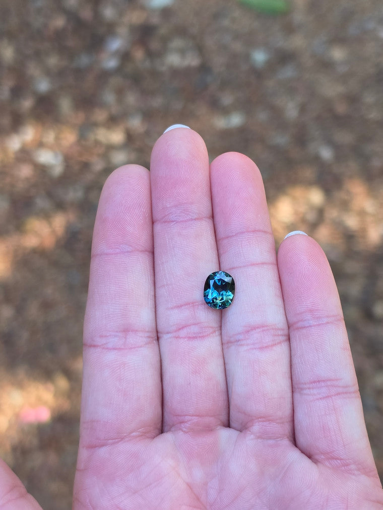 3.45ct Oval Blue Sapphire