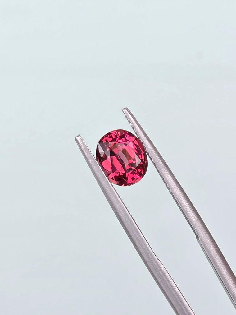 1.68ct Oval Pink Tanzanian Garnet