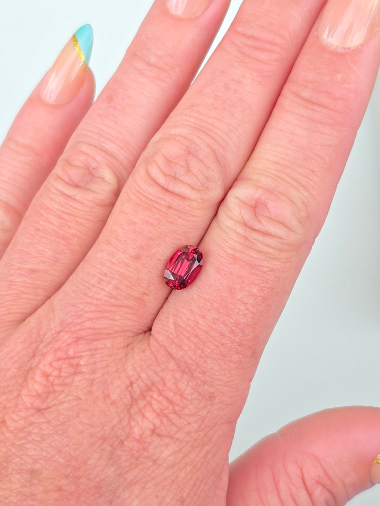 2.55ct Raspberry Tanzanian Garnet