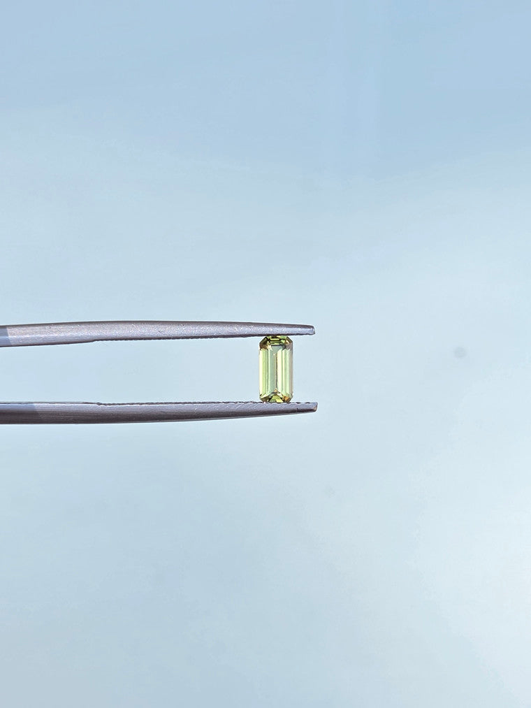 .44ct Baguette Green Sapphire